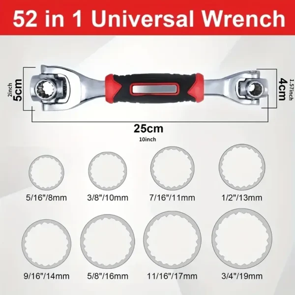 8-in-1 Multifunctional Torx Wrench
