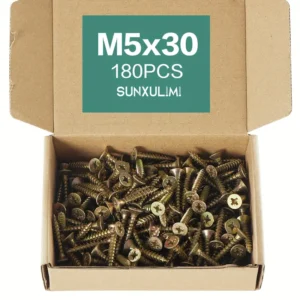 180pcs SUNXULIMI Self-Tapping Screw Set
