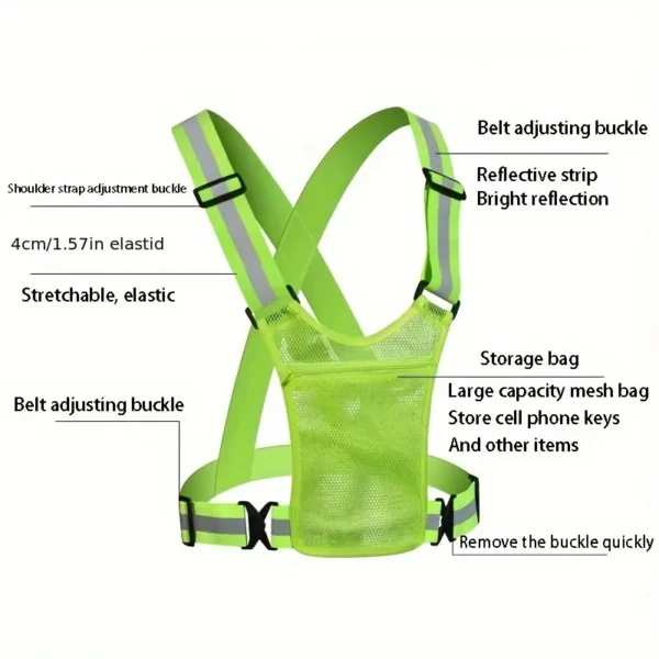 Adjustable Reflective Safety Vest