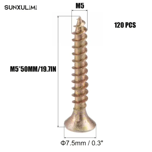 180pcs SUNXULIMI Self-Tapping Screw Set
