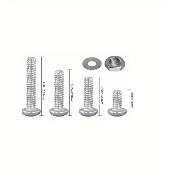 710pcs Stainless Steel Nuts