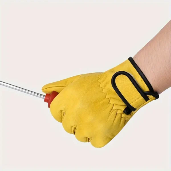 PU Leather Safety Work Gloves