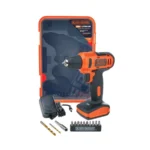 BLACK & DECKER LD12SP Cordless Driver Drill 12V Plus 13-Piece Accessories Box
